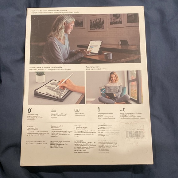 ⌨️ Logitech Slim Folio Pro for Ipad Pro 11” ⌨️ - Picture 2 of 6